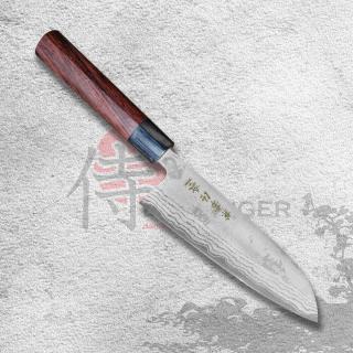 nůž Santoku 165mm Kanetsune Blue Steel  Zen-Bokashi -series