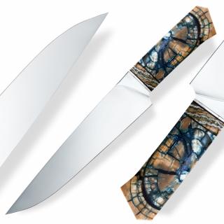 nůž šéfkuchaře Chef 230mm Dellinger Mirror - Professional M390 Mammut Collect Nr.3