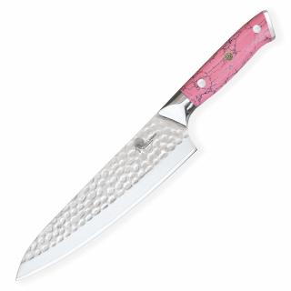 Růžovej Šéf - Pink Stone Tsuchime Damascus