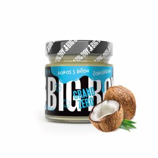 BIG BOY® Grand Zero s kokosem a bílou čokoládou, Grand zero krém, kokosový krém, big boy, orechovy krem, ořechový krém s kokosem, krém s kokosem a…