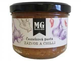 Česneková pasta - Zázvor a chilli 250 g