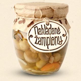 Nakládané žampiony - 200 ml