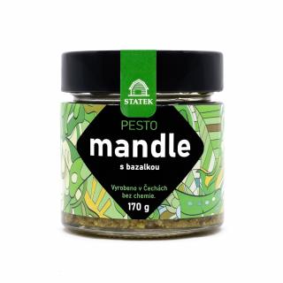 Pesto mandle s bazalkou 170 g