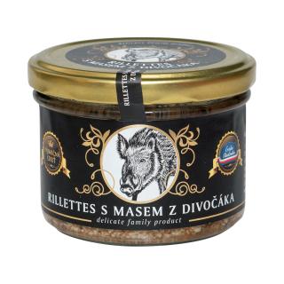 Rillettes s masem z divočáka 180 g