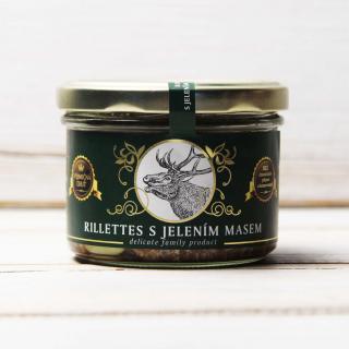 Rillettes z jeleního masa 180 g