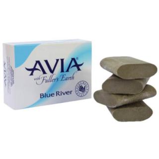 AVIA Blue River Toaletní mýdlo šedozelený jíl 100 g