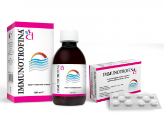 Immunotrofina D Balíček sirup 180ml + tablety 24