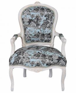 Židle v designu Toile de Jouy 810CAT520B62