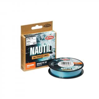 Berkley NAUTIL Braidx8 150 m AquaBlue 0,06mm (mořská voda)