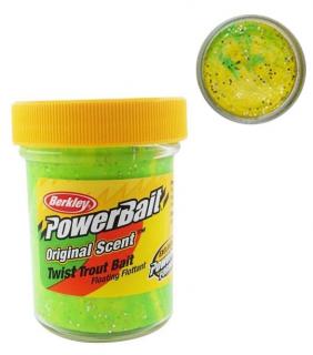 Berkley těsto na pstruhy PowerBait Original Scent Trout Bait Lime Twist 50g (1004761)