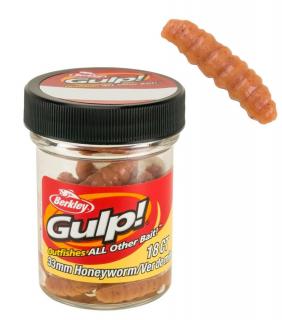 Berkley vosí larva Gulp Honey Worm 330mm Natural 18 ks (1480777)