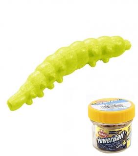 Berkley vosí larva Powerbait Honey Worm Česnek Žlutá 2,5cm/55ks