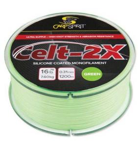 Carp Spirit rybářský vlasec Celt 2X Mymetik 0,26 mm/5kg/1600 m/ zelený (ACS47)