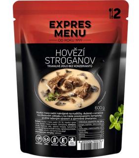 EXPRES MENU Hovězí stroganov hotové jídlo, 600g