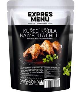 EXPRES MENU  Kuřecí křídla na medu a chilli hotové jídlo, 300g