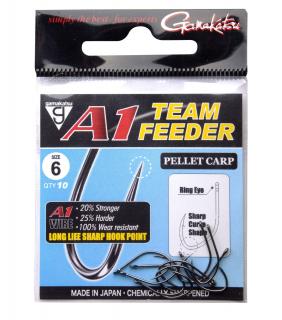 Gamakatsu háčky A1 TEAM FEEDER Pellet Carp 10