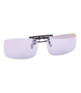 Gamakatsu polarizační klip G-glasses Clip on Glass Light Grey / White Mirror