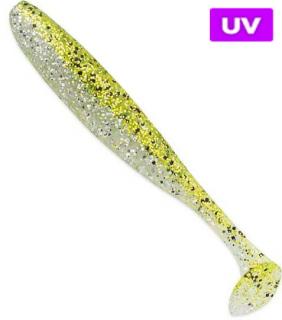 Keitech Easy Shiner 4" Chartreuse Ice Shad (4169)