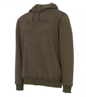 Mikina Prologic Mega Fish Hoodie Army Green L (73761)