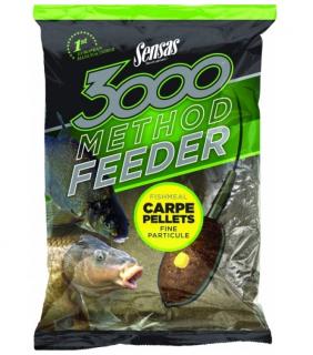 Sensas směs 3000 Method Feeder Carpe Pellets 1kg (Vnadící směs)