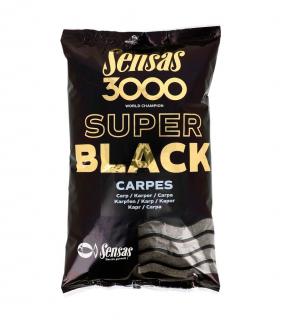 Sensas směs 3000 Super Black (Kapr-černý) 1kg (Vnadící směs 11582)