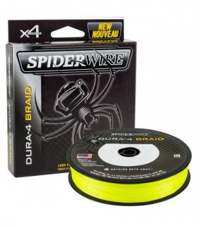 SpiderWire šňůra  Dura4 150m Yellow/žlutá (1450404)