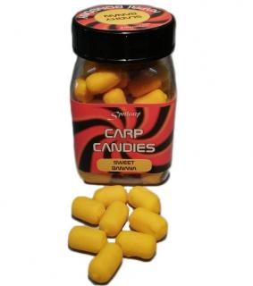 Sportcarp plovoucí nástrahy Carp Candies Sweet Banana (sladký banán) 15mm (Dumbells - kapří bombóny)