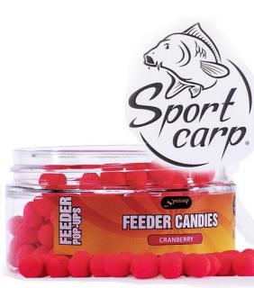 Sportcarp plovoucí nástrahy Feeder Candies Cranberry (brusinka) 8mm (Dumbells - feeder bombóny)