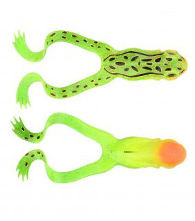 SPRO nástraha žába IRIS The Frog Fluo Green Frog 10cm