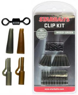 Starbaits Clip Kit Set závěs na olovo (10ks) zelená (09317)