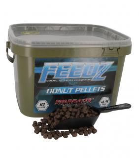 STARBAITS pelety Feedz Donuts 10mm/4,5kg (Halibut pelety s dírou)