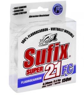 Sufix Fluorocarbon Super 21 čirý 0,35 mm 9 kg 30 m