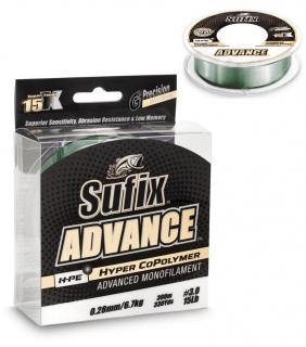 Sufix vlasec ADVANCE 0,18mm/3,4kg/150m zelený (SAV18GR150ST)