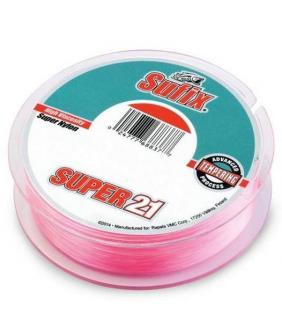 Sufix vlasec Super 21 0,25mm/6,7kg/300m růžový (DS1MM0250JBC9R)