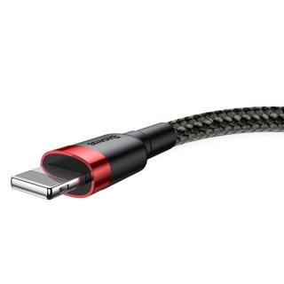 Baseus Baseus Cafule Cable USB for Lightning 2.4A 1M Red-Black