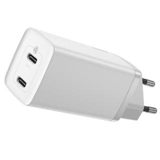 Baseus Baseus CCGAN2L-E02 GaN2 Lite Quick Nabíječka 2xUSB-C 65W White