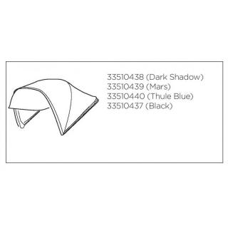 Stříška kočárku Thule Urban Glide 2 Dark Shadow 33510438