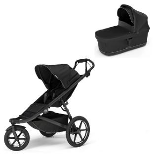 Thule Urban Glide 3 Black + korbička Black