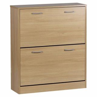Botník vyklápěcí skříňka dekor buk hnědý, 24x75x87 cm