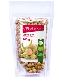 Cizrna BIO semena na klíčení 200g