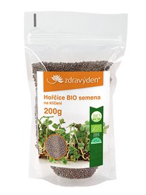 Hořčice BIO - semena na klíčení 200g (Pro podporu funkce střev)