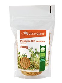 Pískavice BIO - semena na klíčení 200g (Podpora trávení a tvorby červených krvinek)