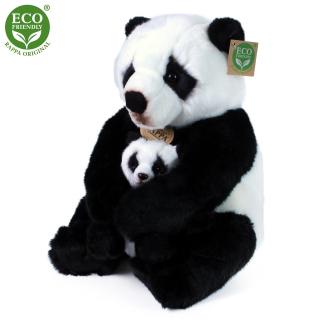 Rappa Plyšová panda s mládětem 27 cm ECO-FRIENDLY