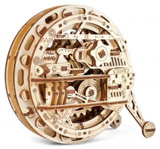 Ugears 3D dřevěné mechanické puzzle Jednokolka (monowheel)