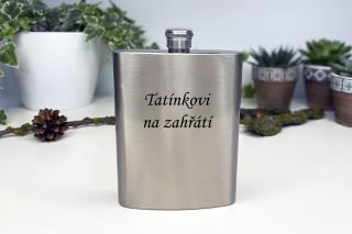Placatka nerez 250ml Placatka se jménem