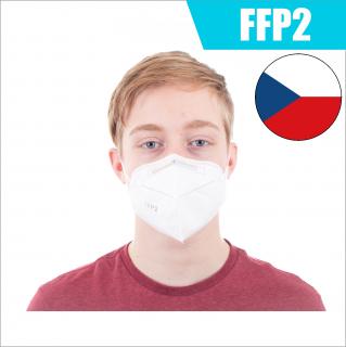 50x Český respirátor FFP2 PREMIUM (8,90 Kč/ks)