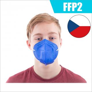 Český respirátor FFP2 PREMIUM světle modrý | 10ks