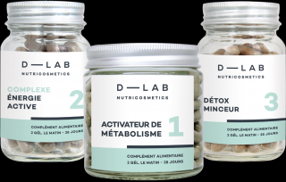 D-Lab Nutricosmetics Spalování tuků 2 měs.  Programme Brûle-Graisses 2m