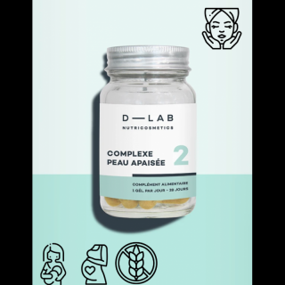 D-Lab Nutricosmetics Zklidnění pleti  Complexe Peau Apaisée . 1 měs.