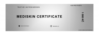 Dárkový poukaz na Mediskin.cz 1 000 Kč